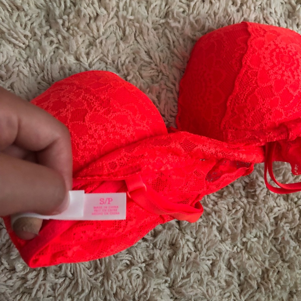 Neon orange (PINK) bralette